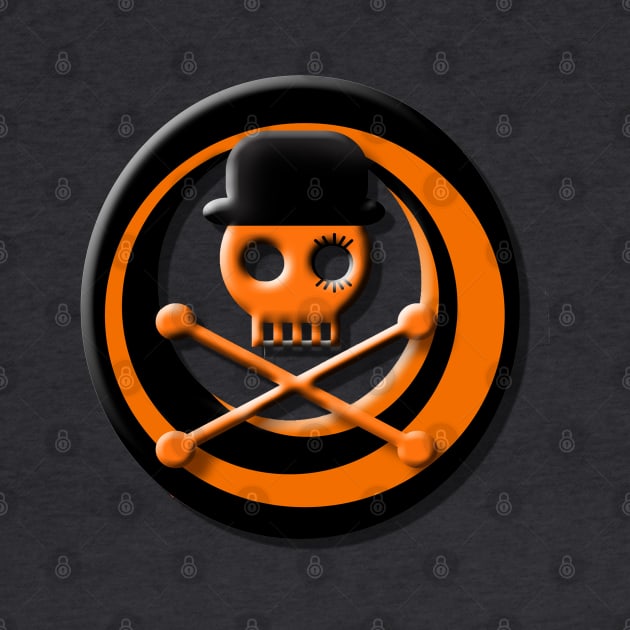 Orange Skull Clockwork by PrivateVices